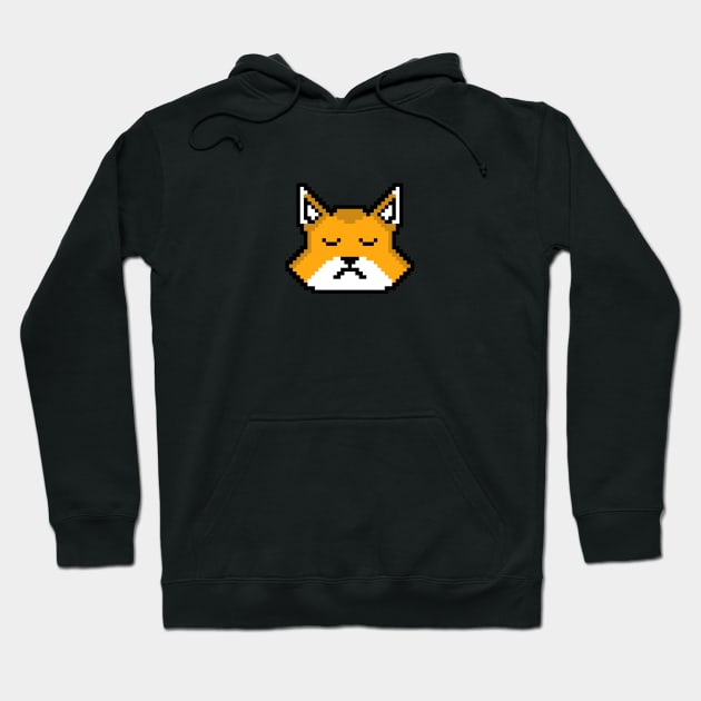 SAD FOX PIXEL ART by ARTAISM Hoodie by Artaism Studio